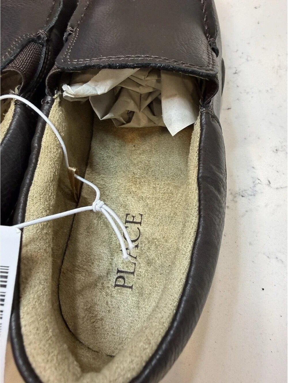 Children's Place Boys Brown Loafer Sz 3 Dressy Casual Nwt
